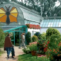 La serre du Jardin des Papillons à Hunawihr DR