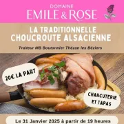 La Traditionnelle Choucroute Alsacienne Au Domaine émile Et Rose