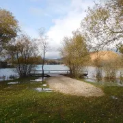 Lâchers de truites - Plan d\'eau de la CISBA à Séverac-le-Château