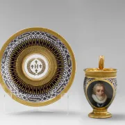 Le musée en famille - Portrait sur porcelaine - Limoges