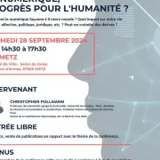 Le Numérique, Progrès Pour L\'\'Humanité ?