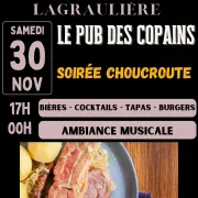 Le Pub des copains : Soirée choucroute