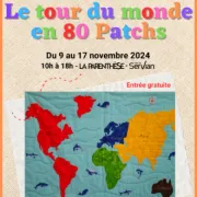 Le Tour Du Monde En 80 Patchs- La Parenthèse- Servian