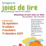 Lecture | Partageons nos joies de lire octobre