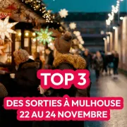 Les 3 sorties immanquables ce week-end à Mulhouse et alentours (22-24 novembre 2024)