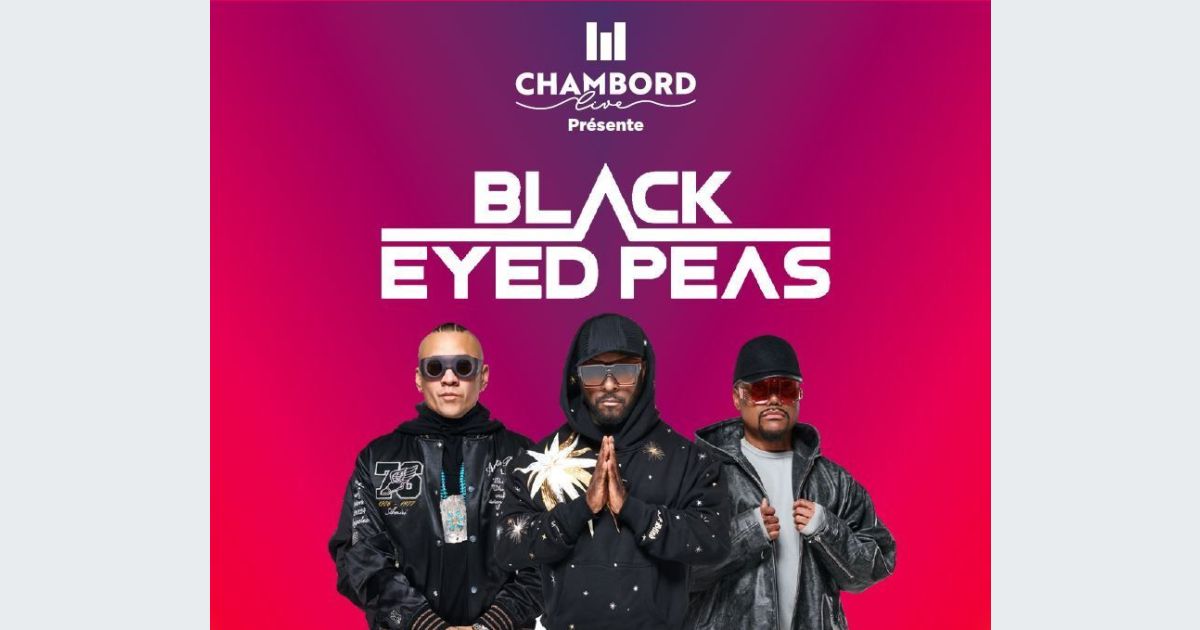 Concert Black Eyed Peas Chambord Live 2025 Château de Chambord