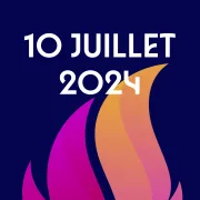 Les Eclaireurs à Gien : passage de la Flamme Olympique des JEUX OLYMPIQUES et village sportif des JO