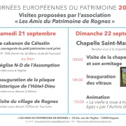 Les Journées du Patrimoine à Rognes