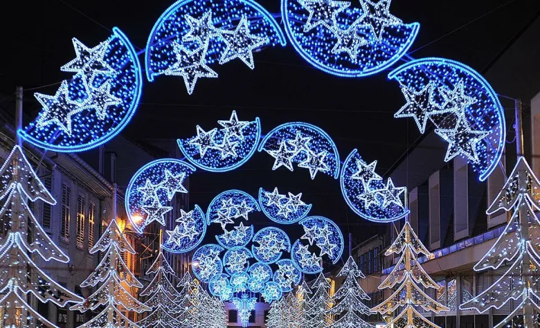 Les belles décorations du Marché de Noël de Montbéliard