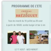 Les mardis burgers et vin au Château le Brézéguet