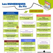 Les Numériques Du Pic - Janvier