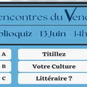 Les Rencontres Du Vendredi : Biblioquiz