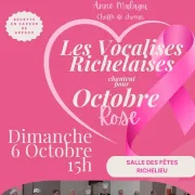 Les Vocalises Richelaises chantent pour Octobre Rose