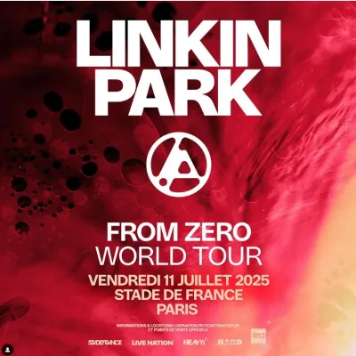 Linkin Park au Stade de France le 11 juillet 2025 !