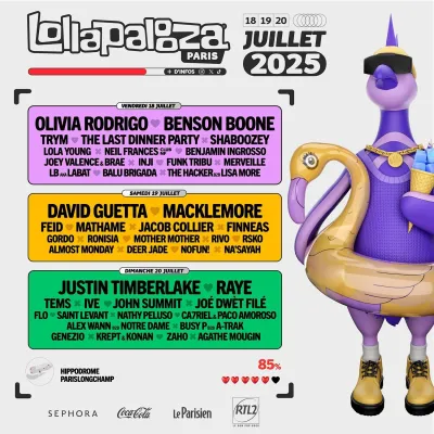 Lollapalooza : nouveaux noms pour 2025 !