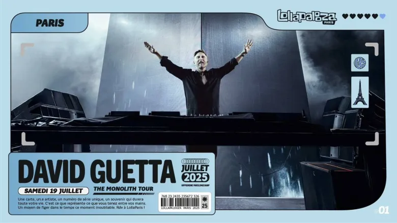 David Guetta au Lolla Paris 2025