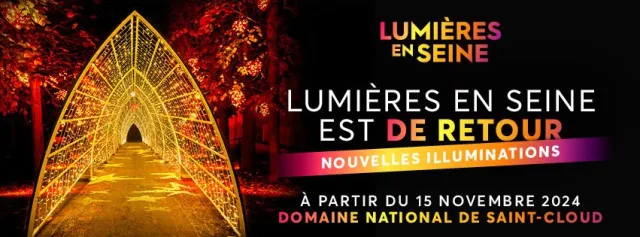 Retrouvez Lumières en Seine au Domaine de Saint-Cloud