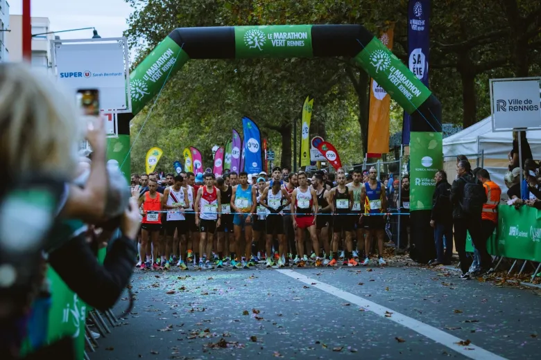 La ligne de déprat du Marathon Vert Rennes School of Business