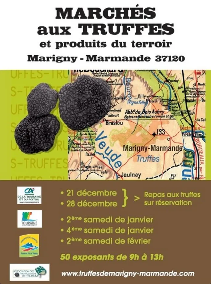 Marché aux truffes et produits du terroir