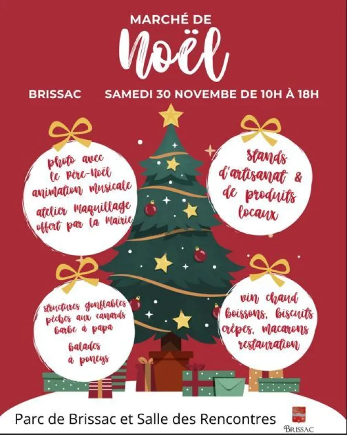 Marché de Noël Brissac 2024 date, horaires, programme, tarifs