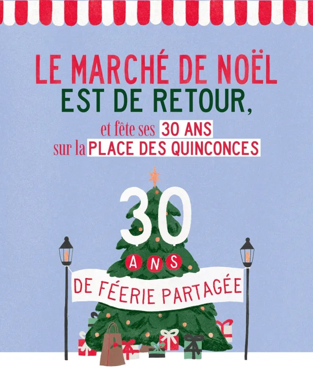 Le Marché de Noël de Bordeaux revient du 29 novembre au 29 décembre 2024.