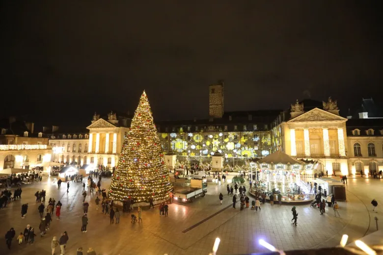 Le Marché de Noël de Dijon, animations et illuminations