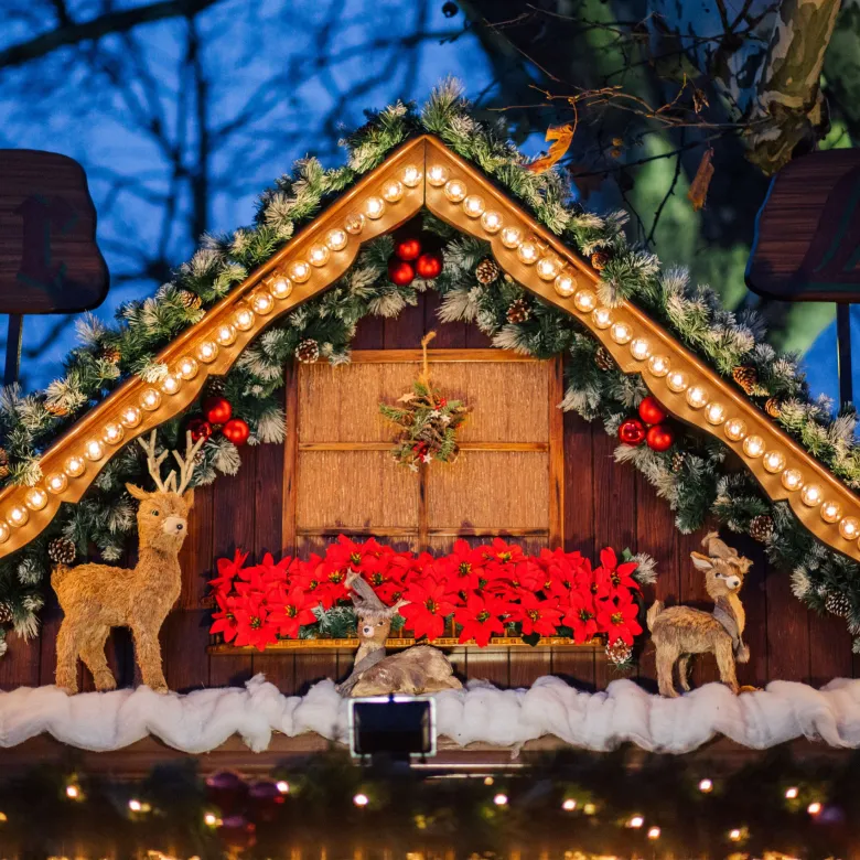 Les chalets du chalets du Marché de Noël de Dijon vous attendent pour vous régaler et vous émerveiller !