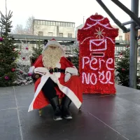 Le Père-Noël de passage au Marché de Noël d'Illzach  DR