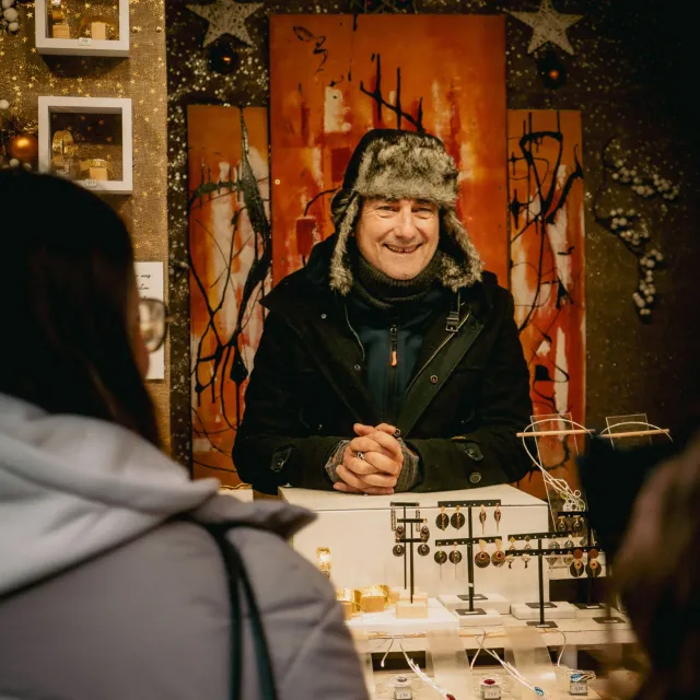 Les exposants du marché de Noël de Lille
