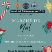 Marché de Noël à Moutiers-sous-Chantemerle