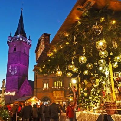 Marché de Noël à Obernai 2024