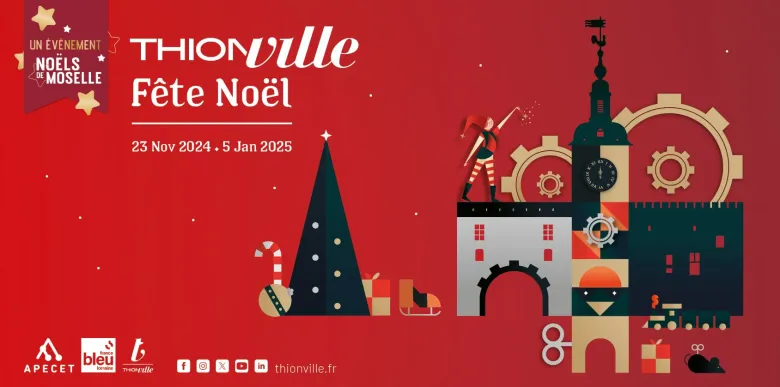 Le Marché de Noël de Thionville revient du 23 novembre 2024 au 5 janvier 2025.