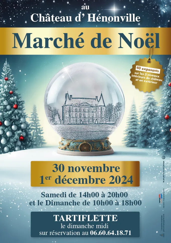 Marché de Noël au Château d'Hénonville 2024 date, horaires, exposants