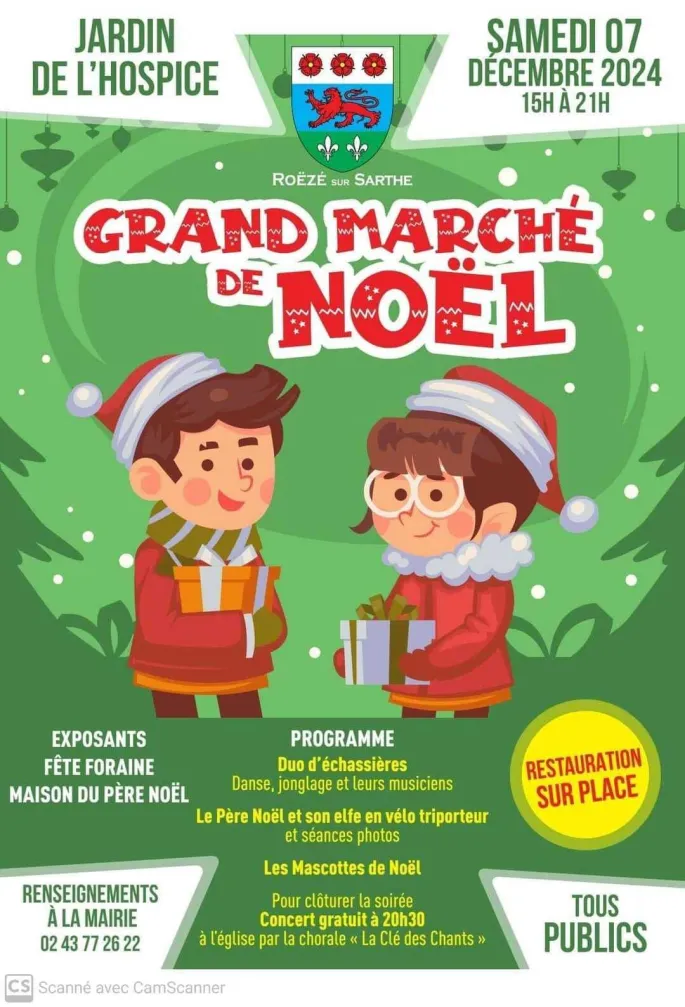 Marché de Noël de Roëzé sur Sarthe 