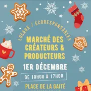 Marché de Noël des créateurs et producteurs locaux et éco-responsables