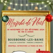 Marche De Noel Par L\'Union Des Commercants Bourbonneco