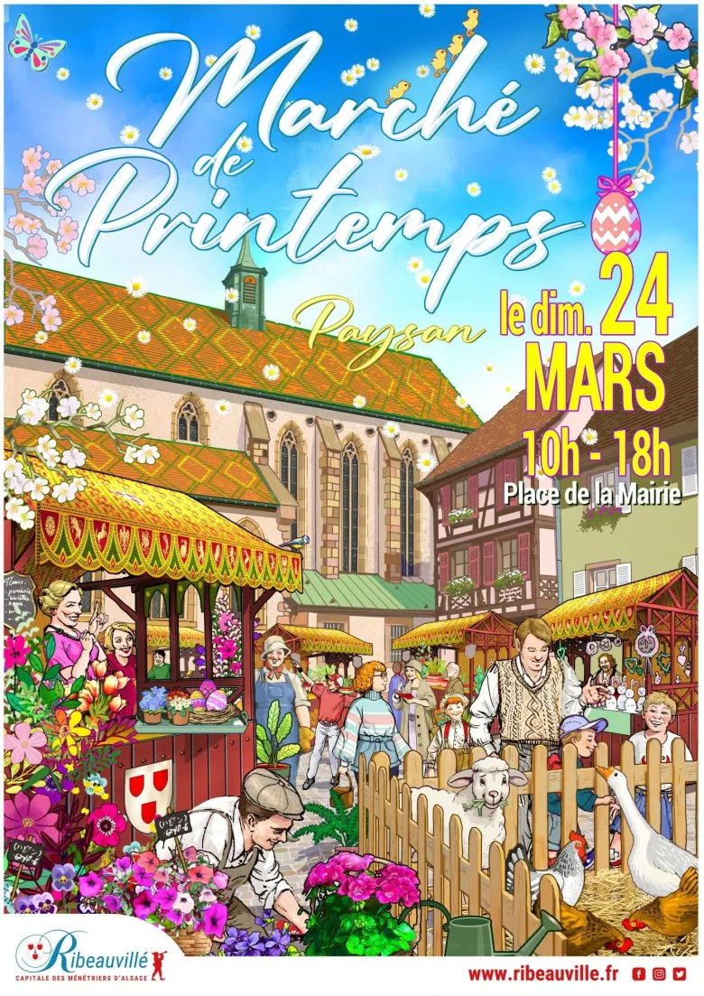 Marché de Printemps Paysan à Ribeauvillé 