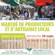 Marché de producteurs à Saint Liguaire