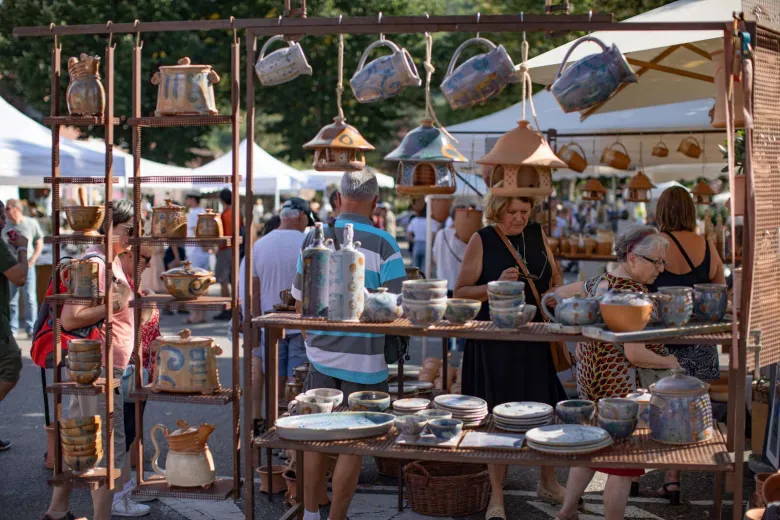 Marché des potiers  à Kaysersberg-Vignoble