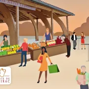 Marché hebdomadaire du vendredi après-midi de Sadirac (La Halle Gourmande)