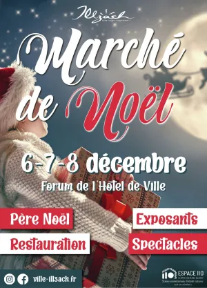 Le Marché de Noël d'Illzach du 6 au 8 décembre 2024