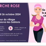 Marche Rose à Villeneuve-les-Sablons