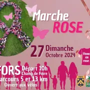 Marche rose Forsitaine - 3ème édition, à Fors