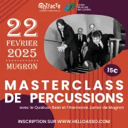 Masterclass de percussions avec le Quatuor Beat