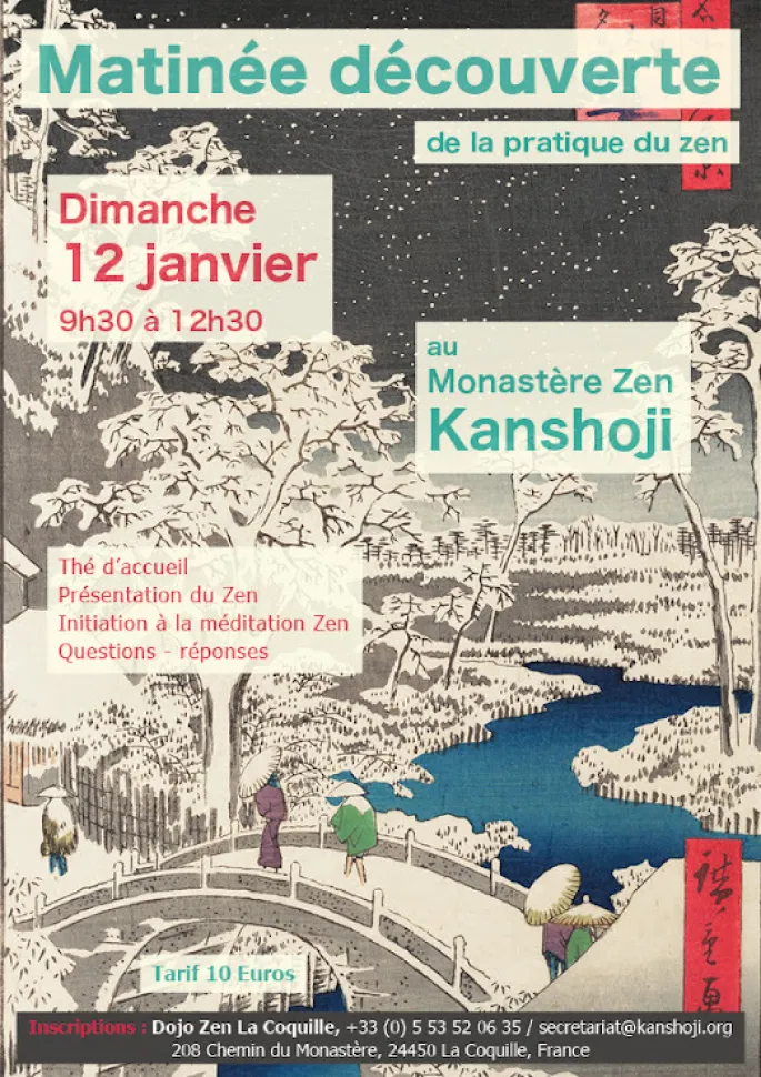 Matinée découverte de la méditation Zen ( Zazen )