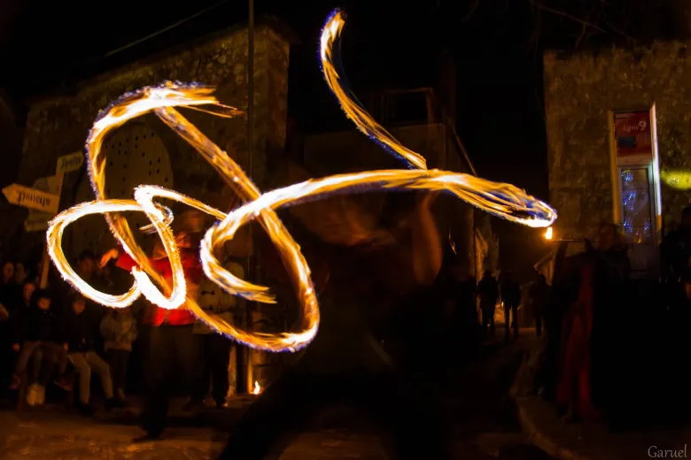 Spectacle nocturne des Médiévales de Provins