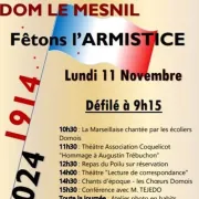 Mémoire : Fêtons l'Armistice à Dom le Mesnil