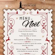 Menu de Noël à la Brasserie du Casino