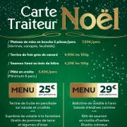 Menu Noël A Emorter - L'Atelier Traiteur