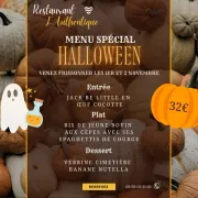 Menu spécial Halloween